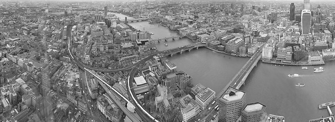 Image showing Black and white View of London