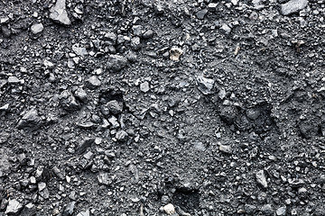 Image showing Black coal background