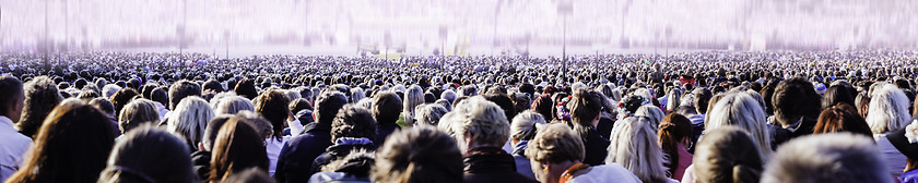 Image showing Large crowd of people