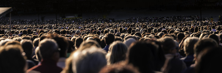 Image showing Large crowd of people