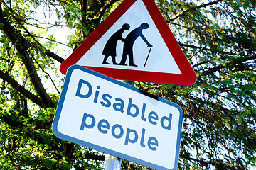 Image showing Disabled People