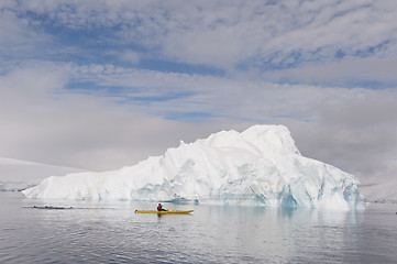 Image showing Icebergs in Antarctica