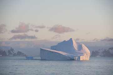 Image showing Icebergs in Antarctica