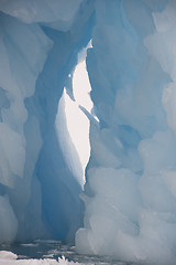 Image showing Icebergs in Antarctica