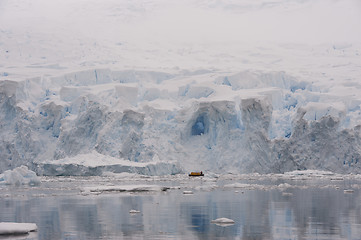 Image showing Icebergs in Antarctica