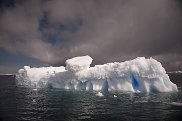 Image showing Icebergs in Antarctica