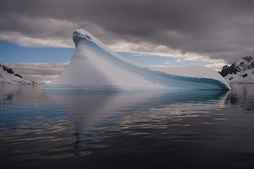 Image showing Icebergs in Antarctica