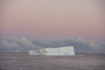 Image showing Icebergs in Antarctica