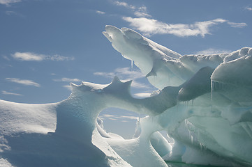 Image showing Icebergs in Antarctica