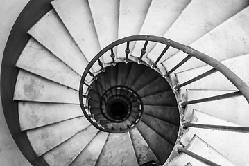 Image showing Spiral staircase