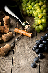 Image showing Wine still life