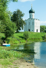 Image showing Church of Intercession on Nerl River. Bogolyubovo