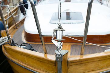 Image showing boat made of wood