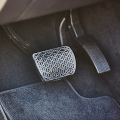 Image showing Luxury car interior details.