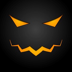 Image showing Halloween monster mask vector design