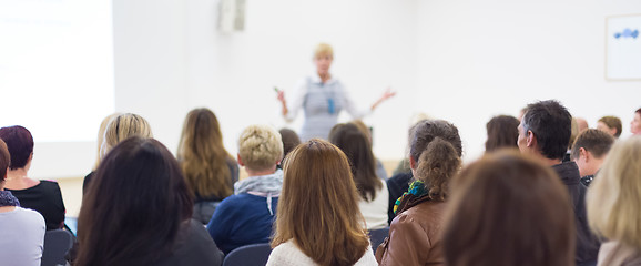 Image showing Audience in the lecture hall.