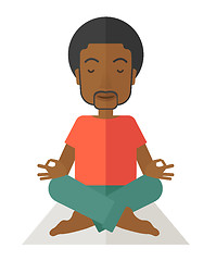 Image showing Yoga man