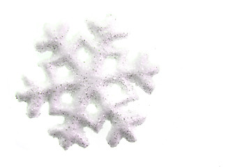 Image showing snowflake isolated