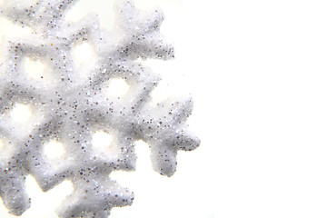 Image showing snowflake isolated