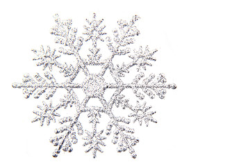 Image showing snowflake isolated