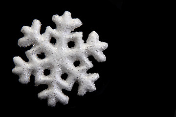 Image showing snowflake isolated