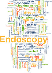 Image showing Endoscopy background concept