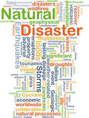 Image showing Natural disaster background concept