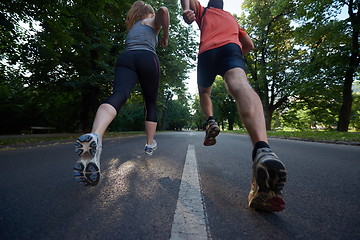 Image showing couple jogging