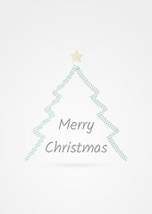 Image showing merry christmas card