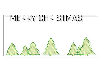 Image showing merry christmas card