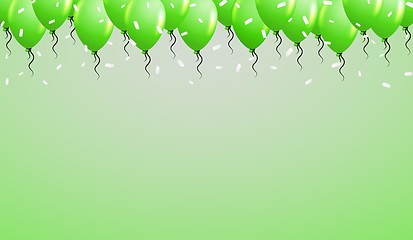 Image showing balloons on the top