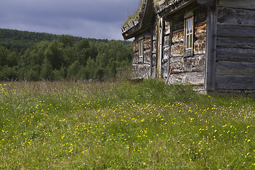 Image showing old timber lodge