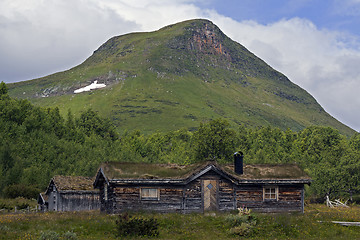 Image showing mountain farm