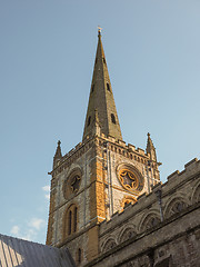 Image showing Holy Trinity church in Stratford upon Avon