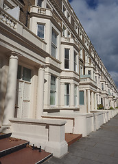 Image showing Terraced Houses in London