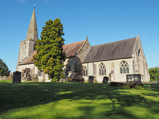 Image showing St Mary Magdalene church in Tanworth in Arden
