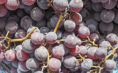 Image showing Red grape fruits