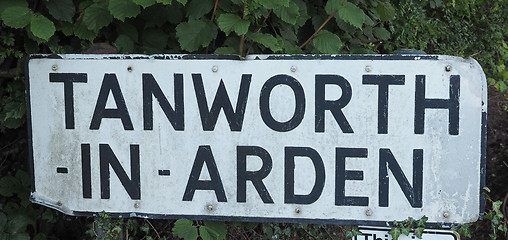 Image showing Tanworth in Arden sign