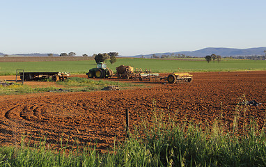 Image showing Preparing the fields for new crops