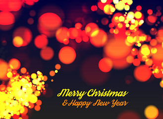 Image showing Christmas bokeh light. 