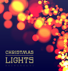 Image showing Christmas bokeh light. 