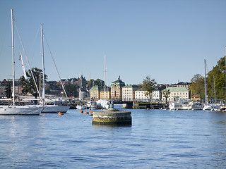 Image showing Stockholm harbor