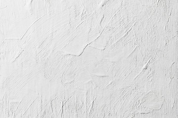 Image showing Grungy White Concrete Wall Background