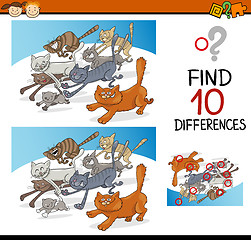 Image showing differences game for children