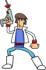 Image showing science fiction character cartoon