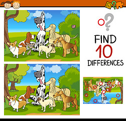 Image showing differences task for children