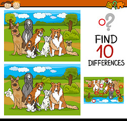 Image showing finding differences task for kids