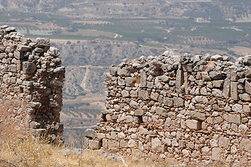 Image showing Ruins of fortress wall.