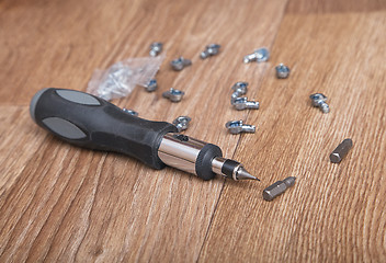 Image showing Screwdriver on the floor