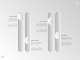 Image showing Cool slider infographic with options